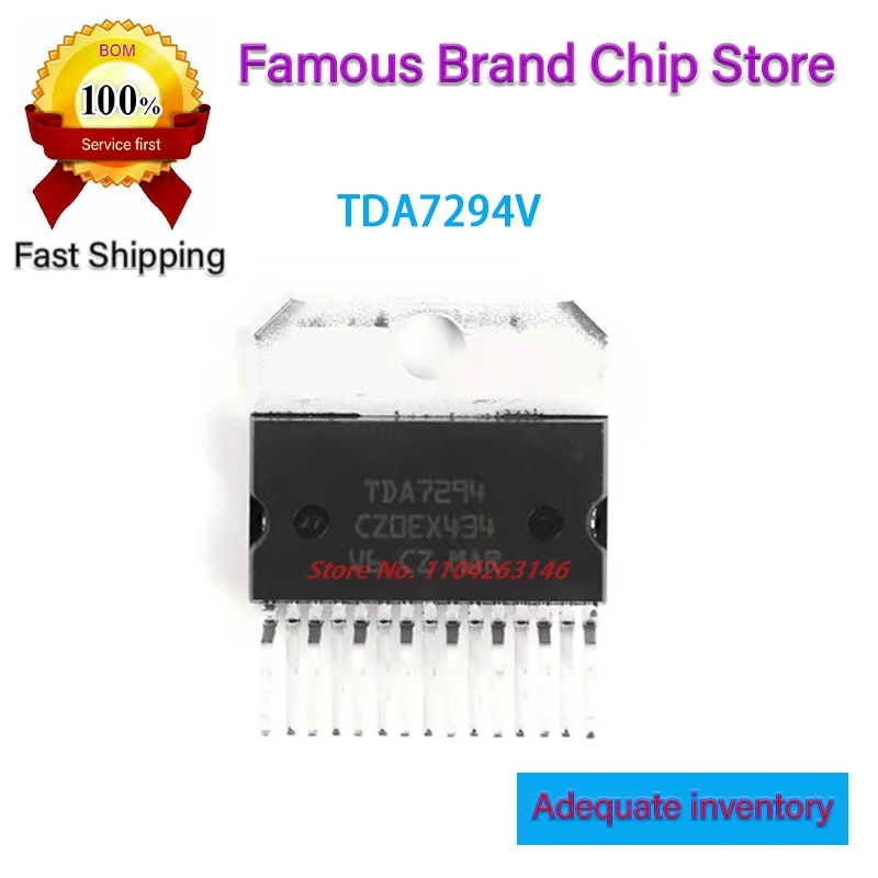 10PCS/lot  New Original TDA7294 TDA7294V ZIP15