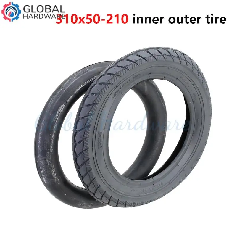High quality upgraded electric wheelchair 310x50-210 with thickened inner and outer tires and inflatable tire accessories