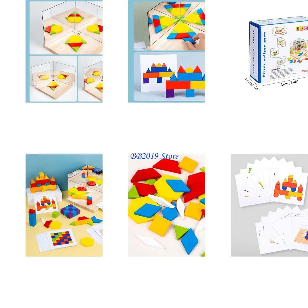 

Q0KB Color Match Puzzle Space Thinking Game Board Teaching Aids with Parent-Child Party