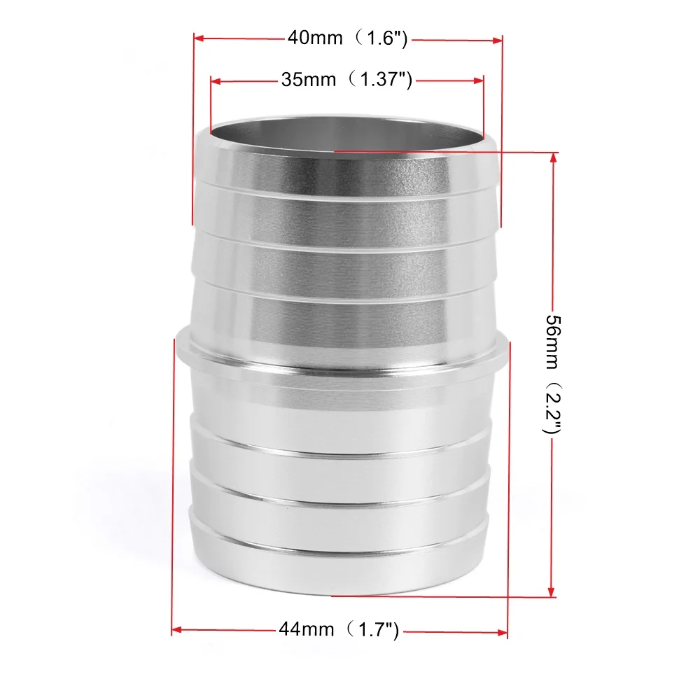RASTP-Aluminum da 1-1/2" a 1-1/2" Adattatore per porta vapore Connettore del liquido di raffreddamento dello scambio del radiatore N84F RS-OFI081