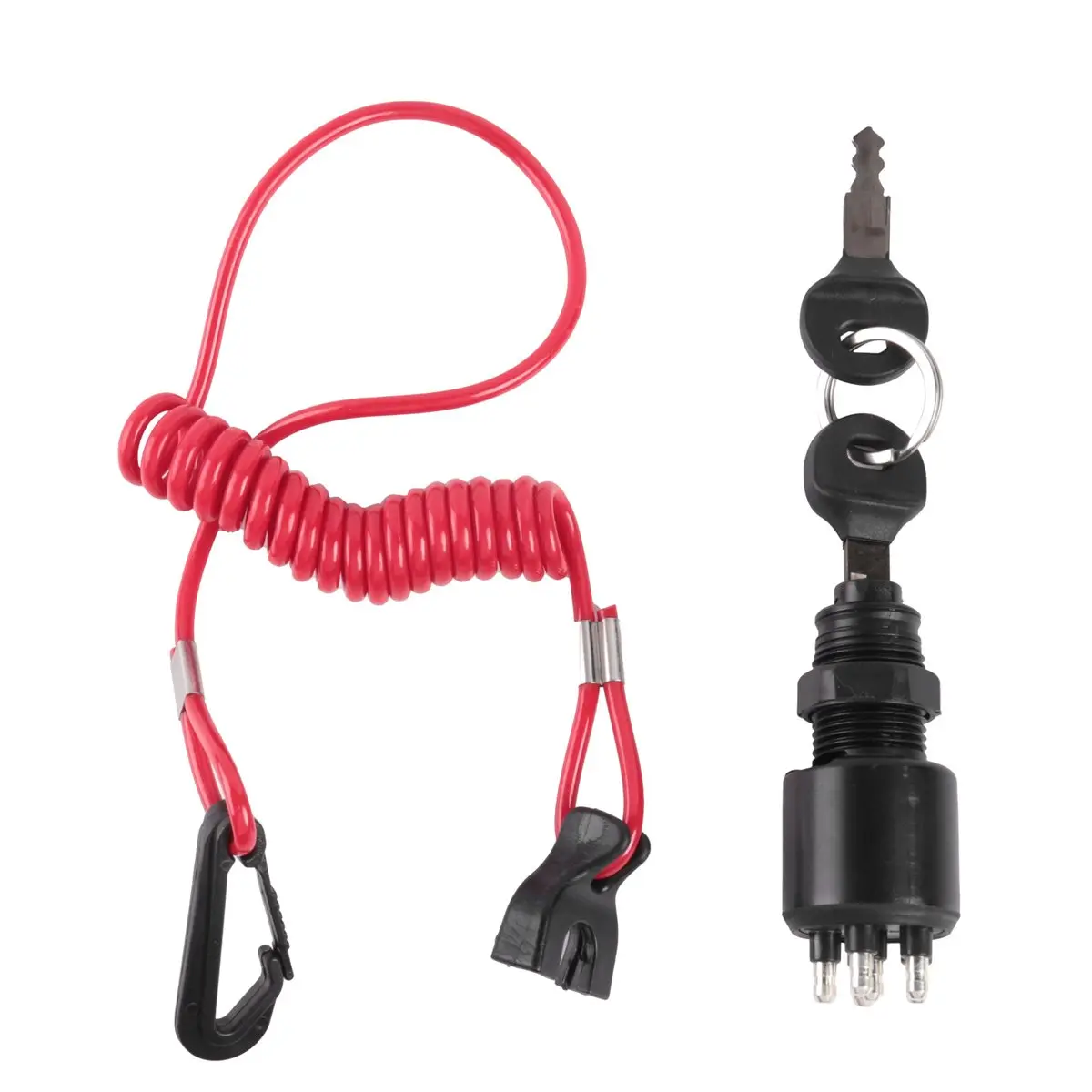 A49T Ignition Switch Key Safety Lanyard Lock Assembly for 1996 Up 5005801 for for