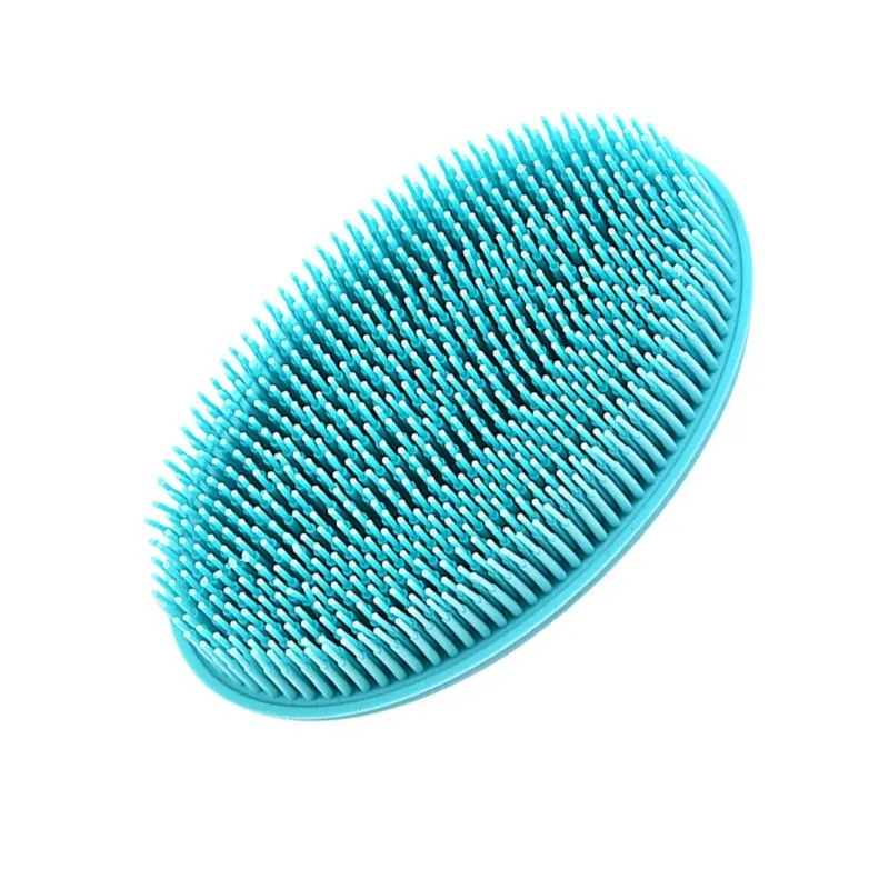 Soft Silicone Body Brush Wash Bath Shower Exfoliating Skin Fit For Baby Bath Shampoo Facial Massage Brush Supplies Dropship