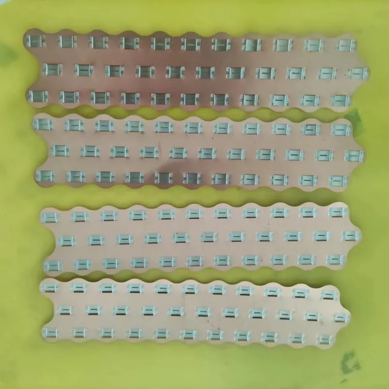 WELLGO 18650 26650 21700 32650 Copper Nickel Tape/foil Battery Welding Pure Copper strip 3*11p 0.3mm 0.5mm Copper Bus Bar 10PCS