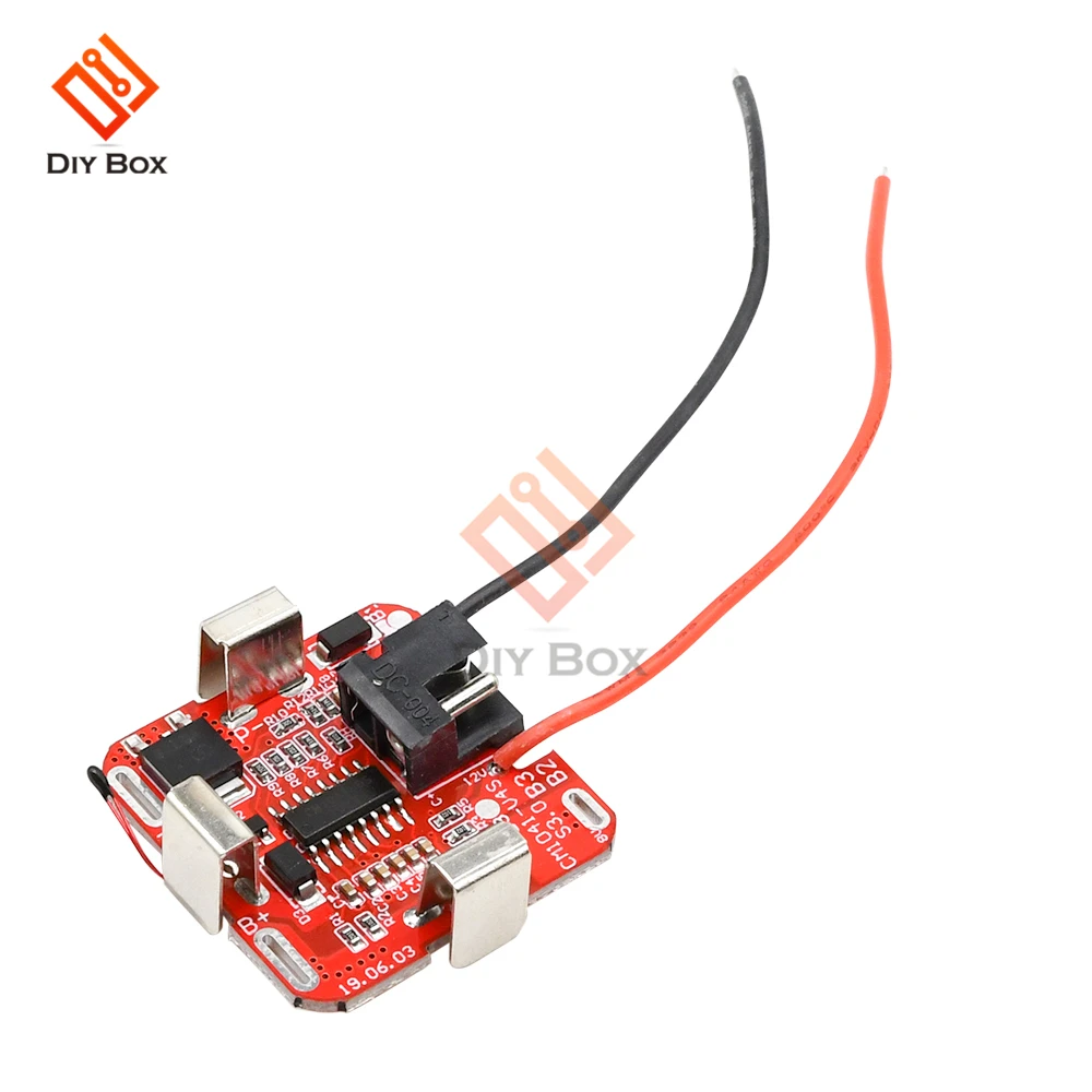 Bms 4S 16.8V 30A Enkele Mos 18650 Li-Ion Lithium Batterij Opladen Bescherming Boord Overbelasting En Diepe Ontlading Bescherming