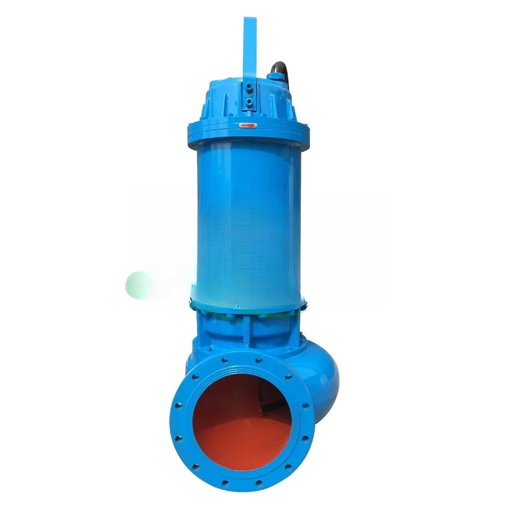 12-Inch stainless steel submersible sewage  with high flow cutter for clean water wastewater treatment