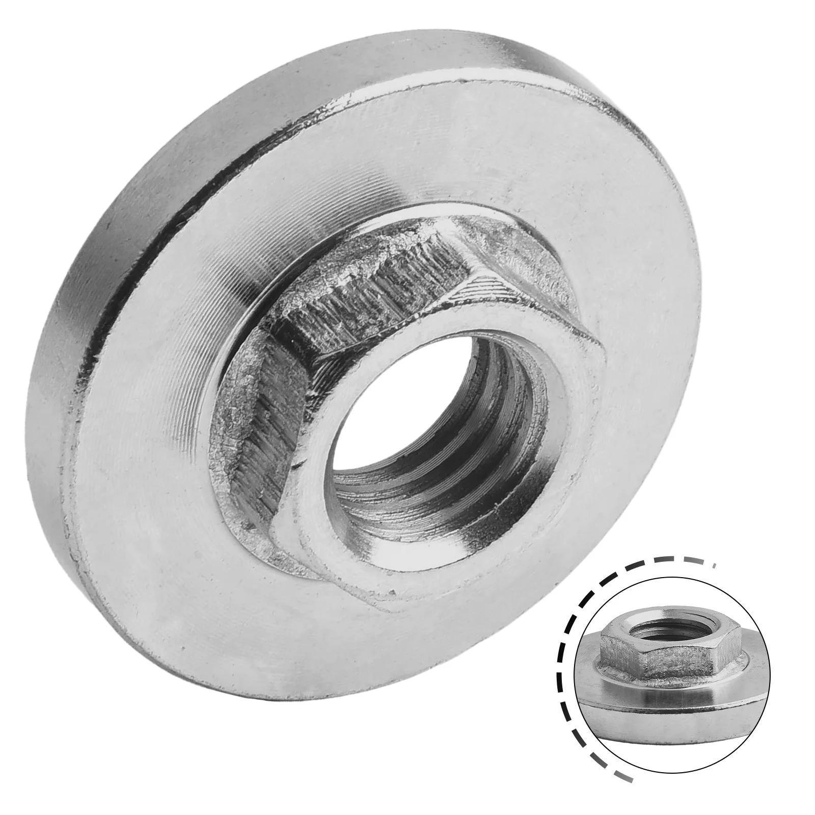 

Внутренний внешний фланец, металлическая нажимная пластина 5, резьба 8-11, прочная нажимная пластина, аксессуар для угловой шлифовальной машины, фланцевая гайка для угловой шлифовальной машины