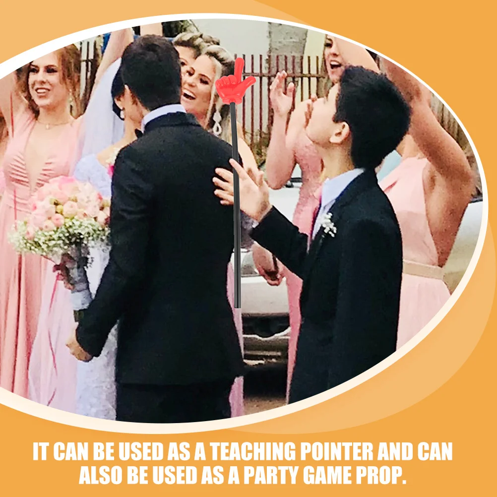 2 قطعة مؤشر المزحة الزفاف إصبع لفتة قضيب لعبة حفلة الدعائم أداة التدريس للأطفال مؤشرات عرض الفصول الدراسية