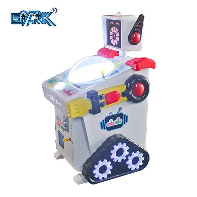 Popular Cool One Button Easy Vending Making Big Human Grab Cion Operated Game Lollipop Candy Machine