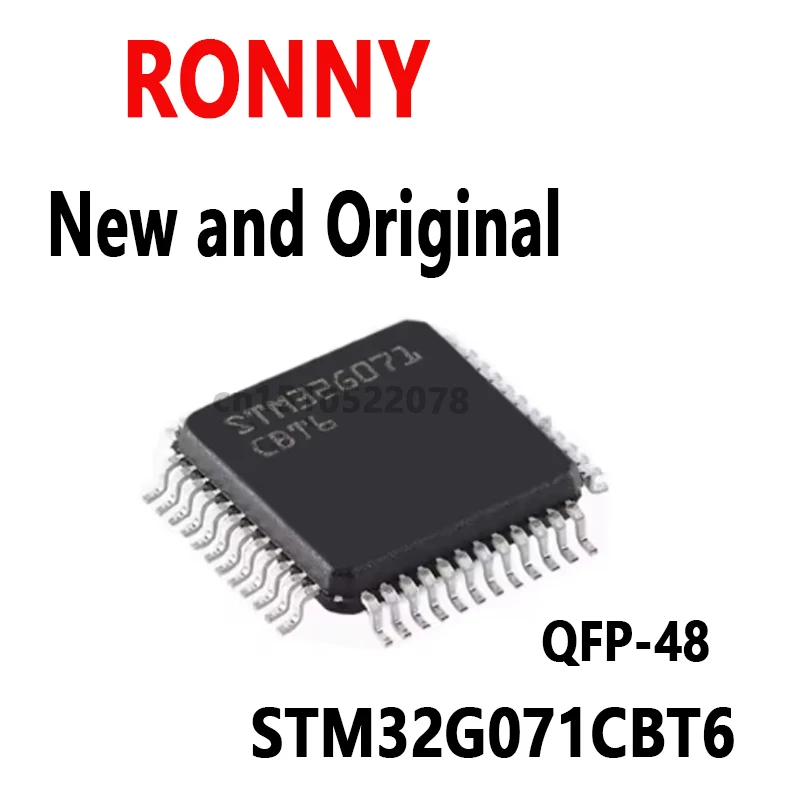 

5PCS New and Original STM32G071 CBT6 QFP-48 STM32G071CBT6