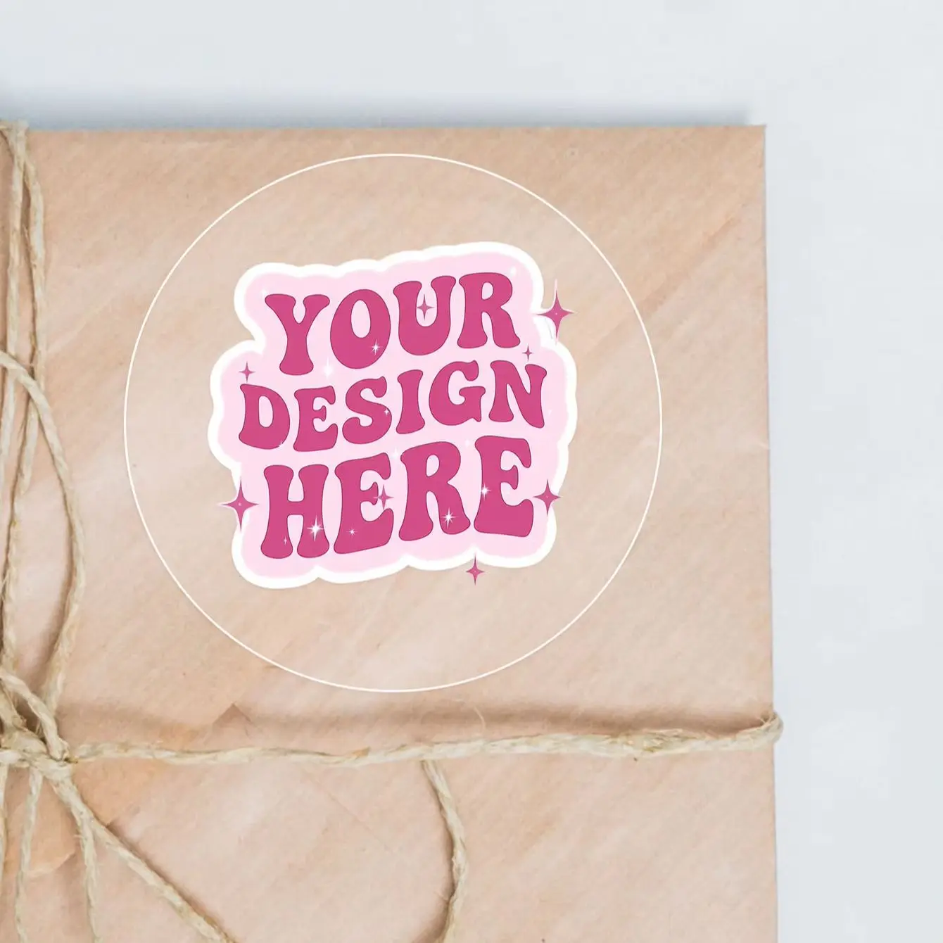 1/50/100Pcs Round Custom Stickers, Personalized Text Image Labels for Cabinet Labeling, Drawer Tags & Package Accents