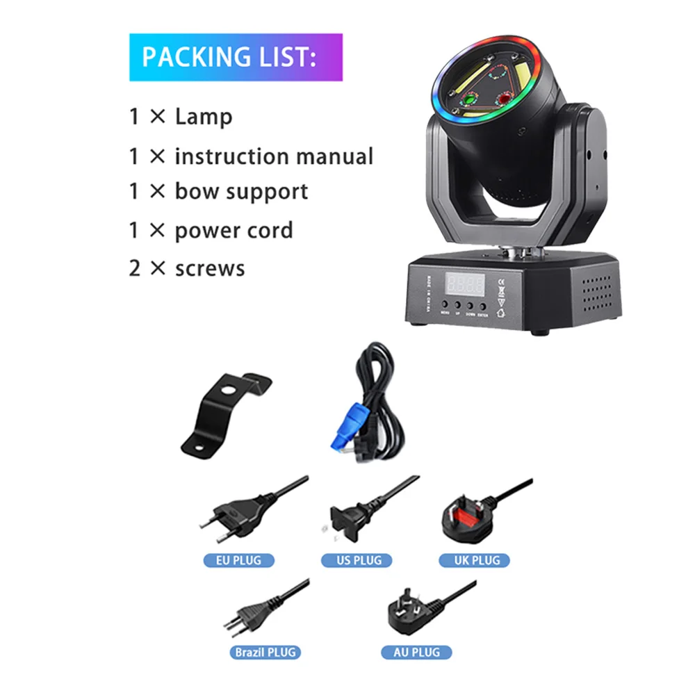 20W Mini DJ Laser Moving Head mit Fernbedienung, Disco-Partybeleuchtung, 3-in-1 Stroboskop-Bühneneffekt für Club, Zuhause, Events, Hochzeit, Feiertage