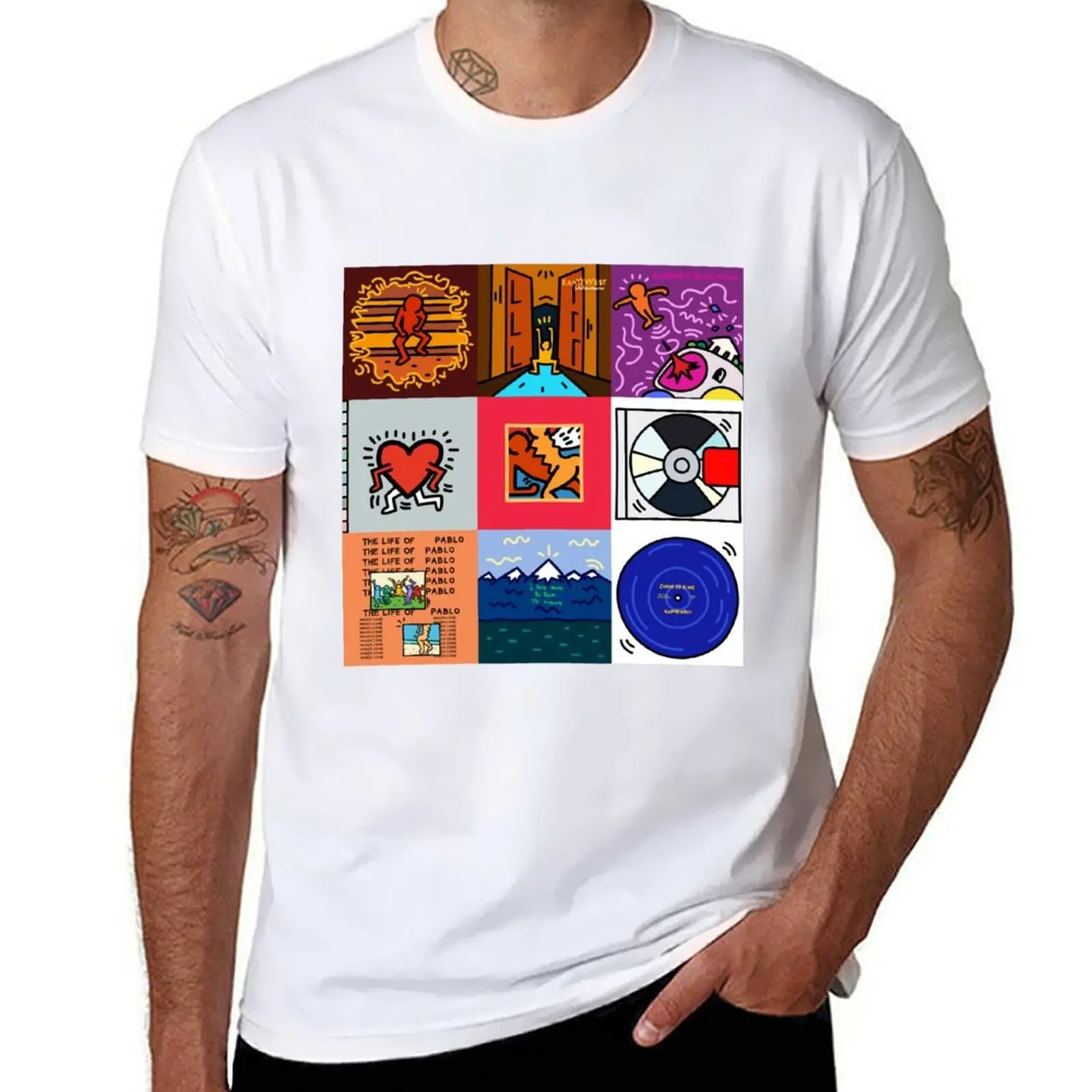 

kwkh T-Shirt cotton t shirt pack anime t shirts for man T-Shirt