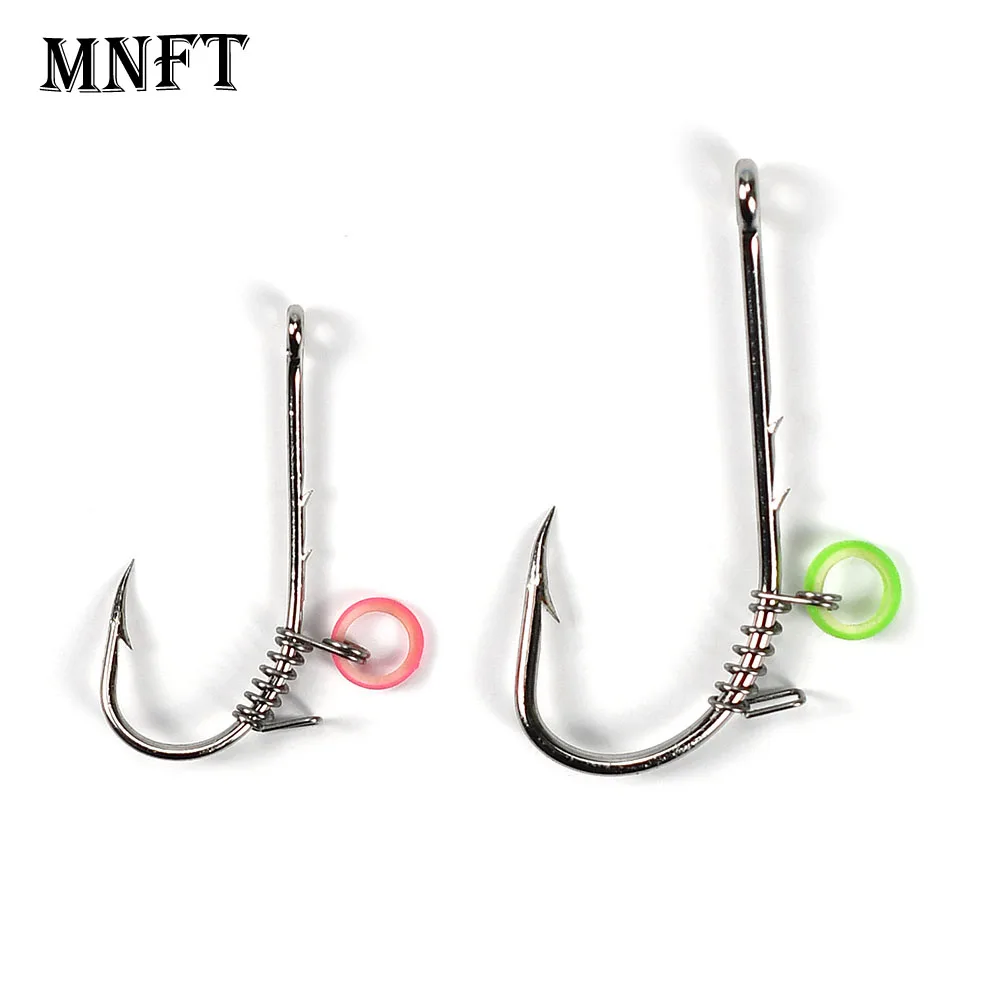 15 Teile/schachtel Live Garnelen Festen Haken Kohlenstoffstahl mit Loch 1 #   2 #   3 #   4 #   5 #   Bass Fishing Jig Assist Fliegenhaken für alle Arten von Angeln