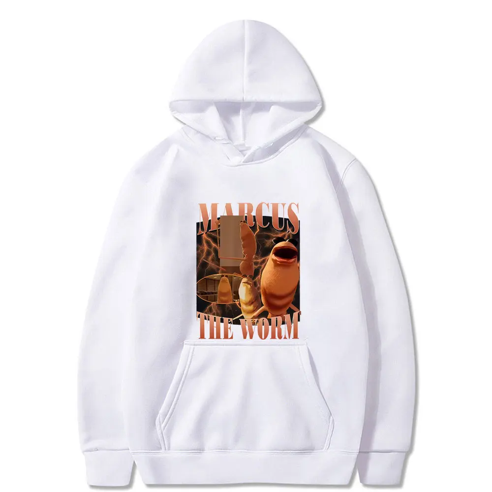 마커스 더 웜 재미있는 밈 후드티 나는 이 록 스웨트셔츠를 좋아하지 않는다 남성 여성 캐주얼 오버사이즈 후드티 남성 빈티지 풀오버