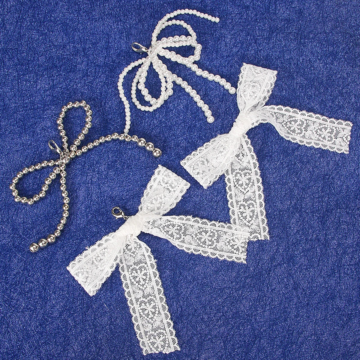 1Pairs Bowknot الأحذية الديكور مقاطع الدانتيل الأحذية مع أحذية رياضية أنيقة مطرز ، انفصال الراتنج اللؤلؤ زهرة مقاطع الأحذية الزخرفية #4