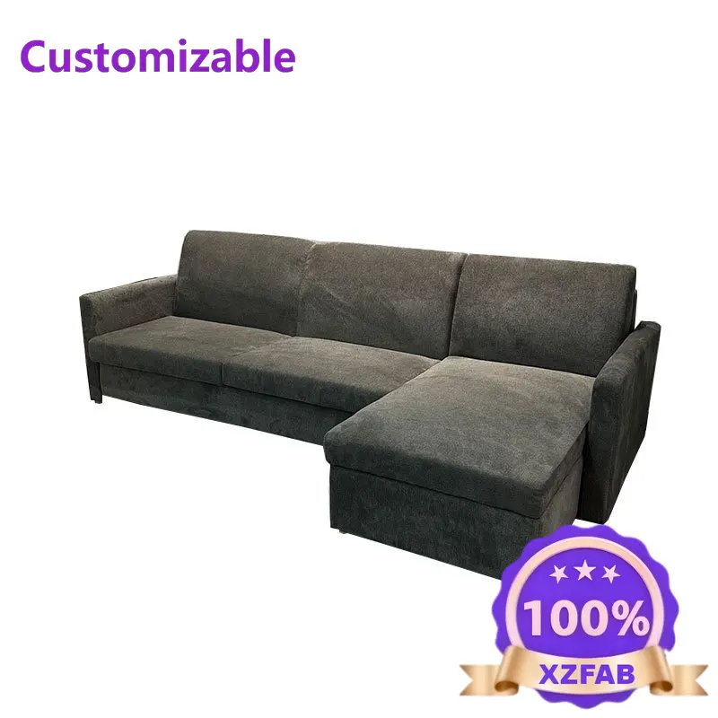 Factory Direct 2026 High-end sofa bed foldable dual-purpose multi-functional double manual translation to bring own mattress liv