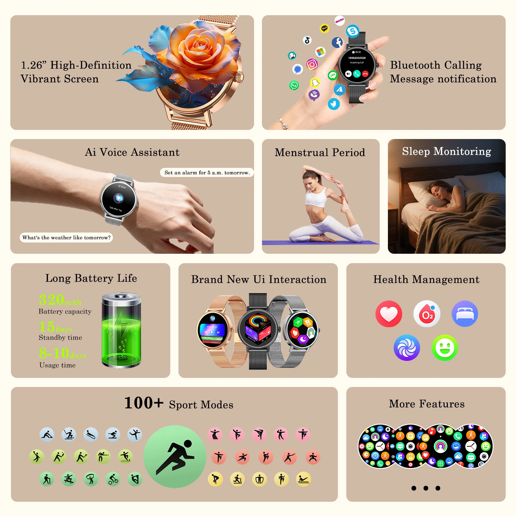 Blackview smartwatches voor da - Watches Ladies Smartwatch recensie en prijs