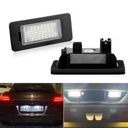 2PCS LED License Number Plate Light Lamp for Porsche Panamera 970 4D 2010 2011 2012 2013 2014 2015 2016 Rear LightOEM#:8TO943021