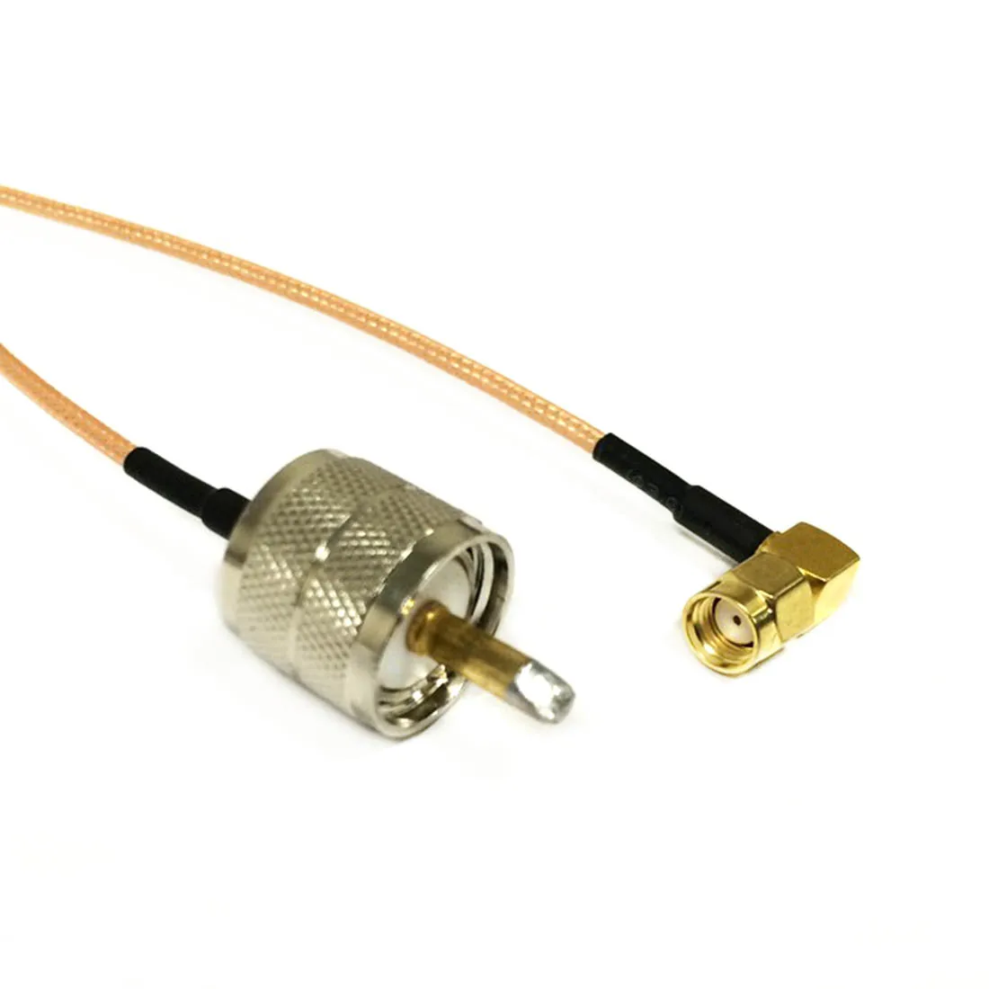 

Wireless Modem Cable RP-SMA Male Plug Right Angle to UHF Male Plug RG316 Coaxial Cable 15cm 6inch New