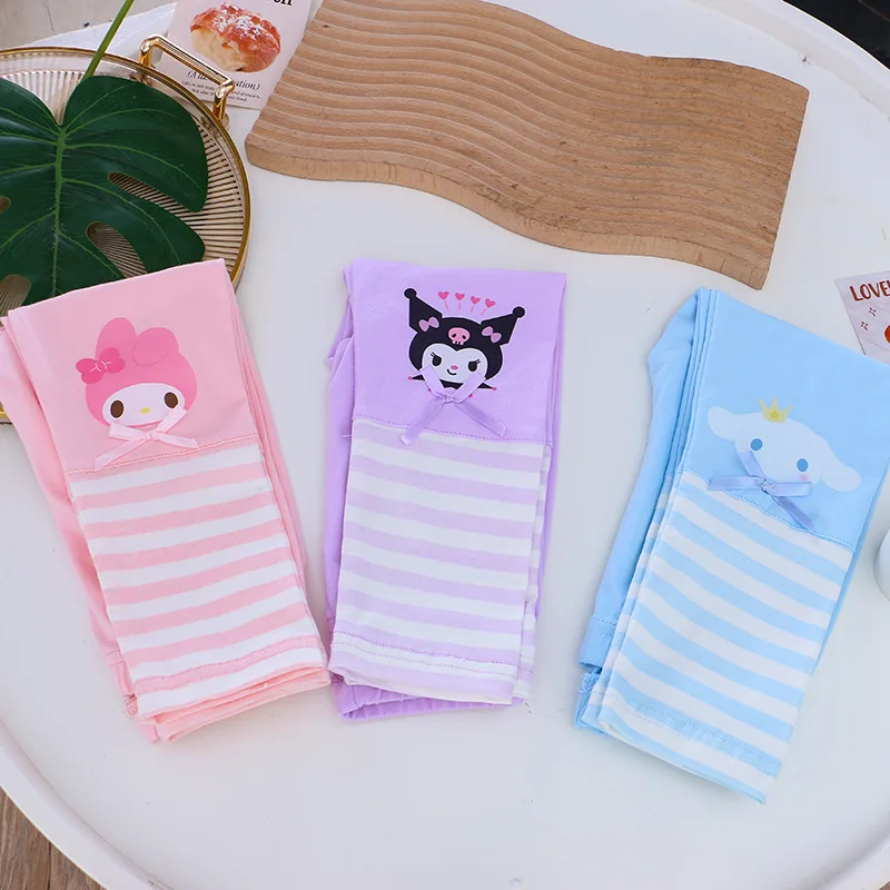 

Sweet Cinnamoroll Anime Kawaii MINISO Children Pants Spring Autumn My Melody Kuromi Cartoon Cute Wear Trousers Gifts for Kids