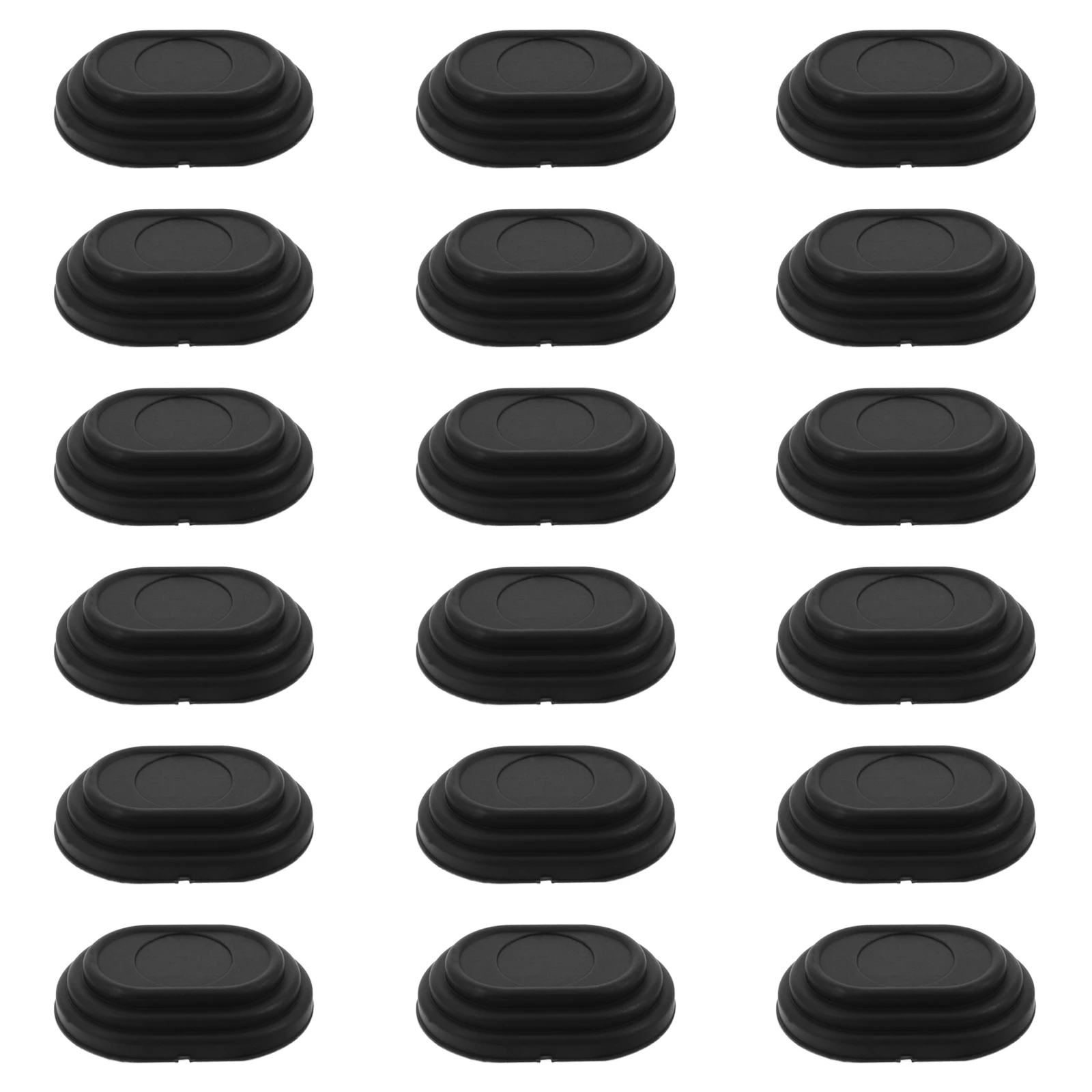 

30pcs Car Door Shock Absorbing Gasket Silicone Bumper Pad Buffer Vibration Dampening Noise Reduction Universal Fit For Cars Suvs