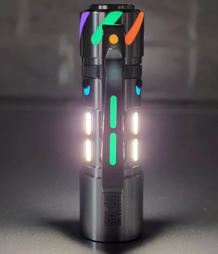 Lampe de poche à batterie EDC Sk03, synchronisation, 14500