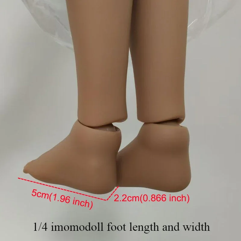 New Doll's Shoes Boots Black Leather Shoes for 1/4 Imomodoll Doll Diy Girl Toys Dress Up Play House Doll Accessories, No Doll