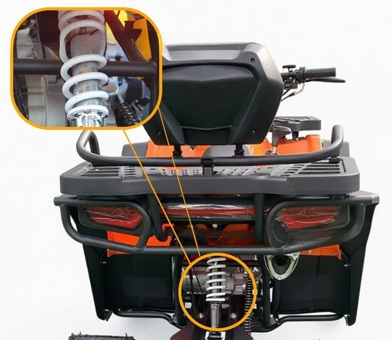 200CC ATV Snow Beach Vehicle Four-Wheel Off-Road Tracked Motorcycle Ski Adult Snow Sled view 2
