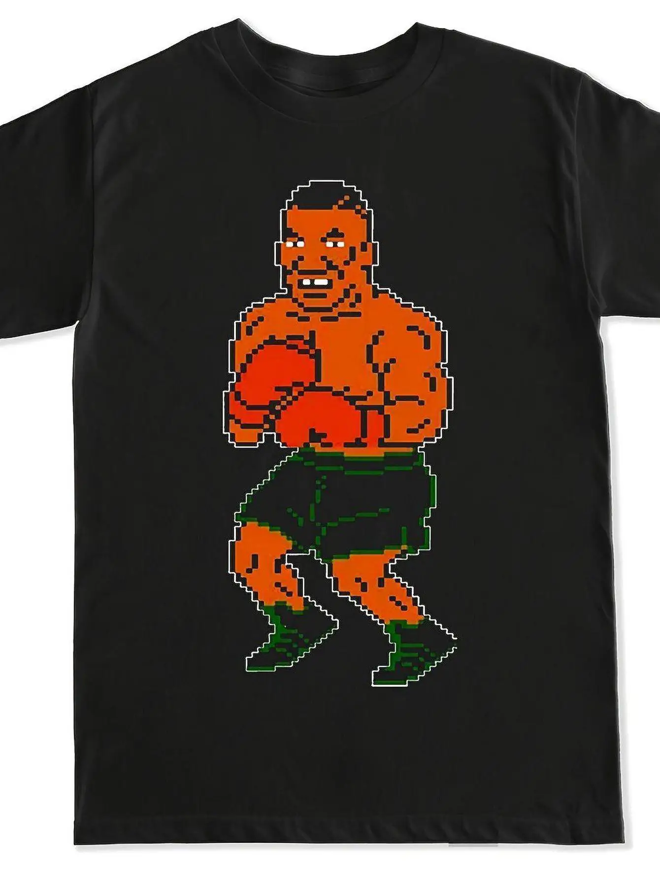 

Men'S PUNCH OUT TYSON Graphic T-Shirt - Boxing Design with Tyson Face & Fists, Loose Fit Casual Tee,Short Sleeve Round Neck