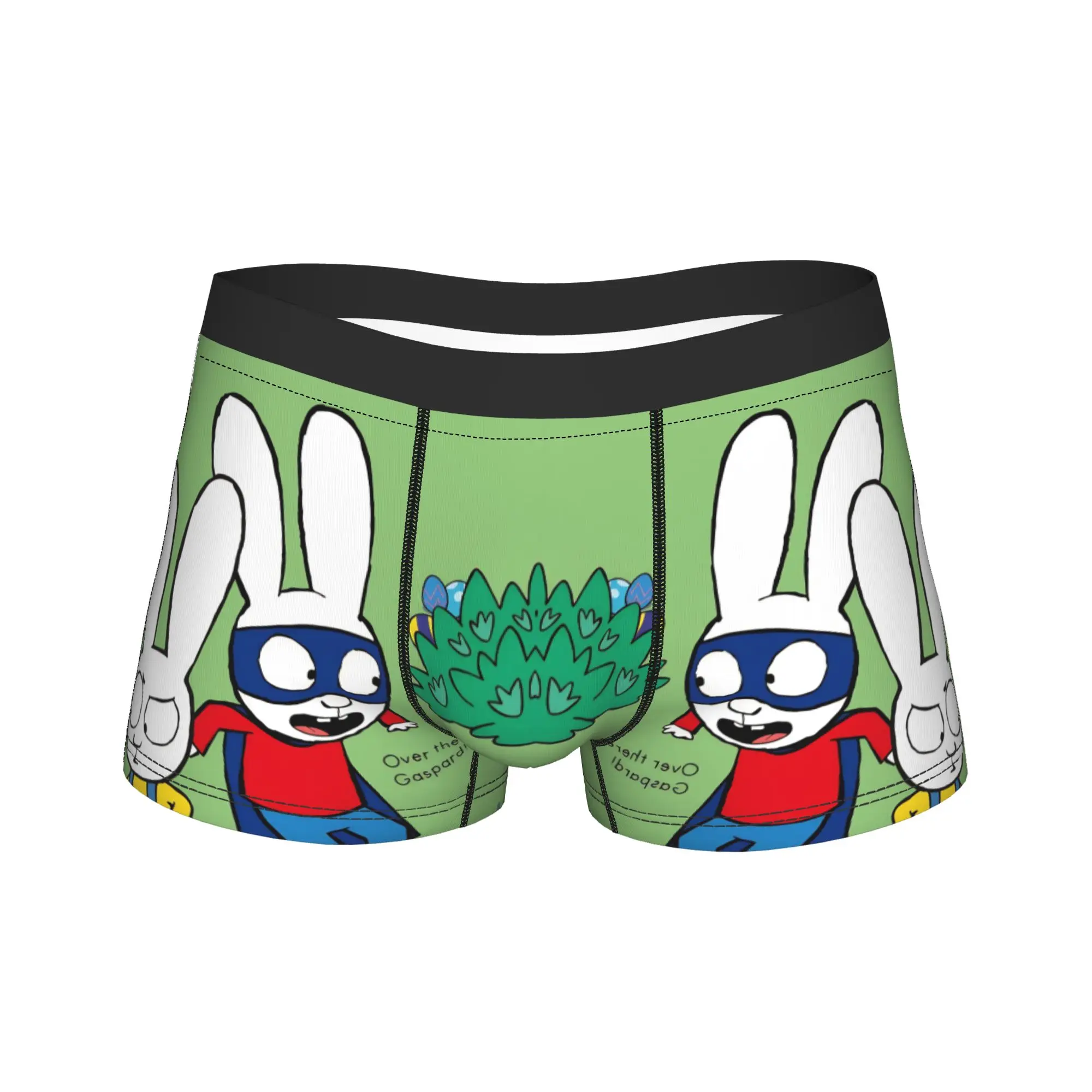 Sexy Boxer Simons Rabbit Shorts Panties Briefs Men's Underwear French Cartoon Soft Underpants for Male Plus Size