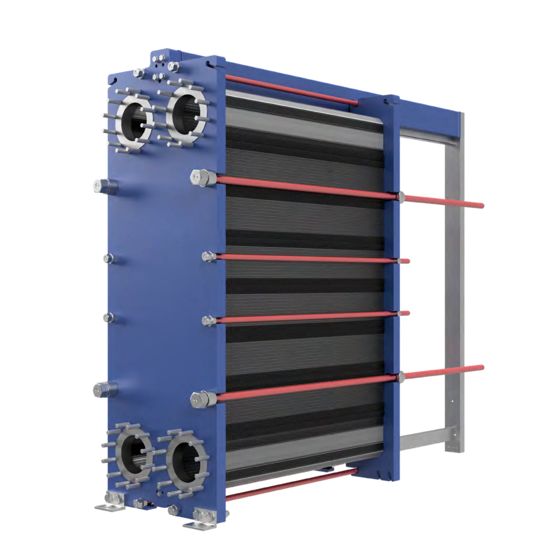 أنواع عالية الجودة من الفولاذ المقاوم للصدأ رخيصة الثمن مبادل حراري للوحة الصناعية