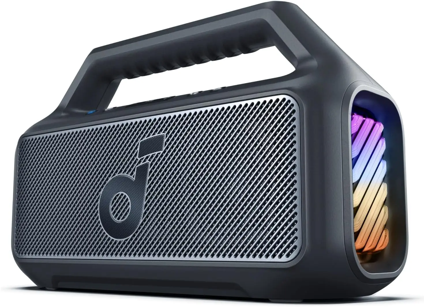 soundcore by Anker, Boom 2 Outdoor Speaker, 80 W, Subwoofer, BassUp 2.0, 24 Hours Battery, IPX7 Waterproof & Floats, LED Light(code available) 4