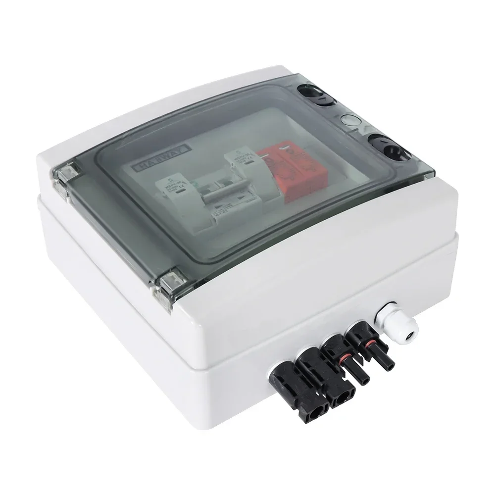 WSDB-PV1/1 مقاوم للماء والغبار 1 في 1 خارج 1 سلسلة 500 فولت تيار مستمر الشمسية Pv صفيف البطارية الموحد صندوق لنظام الطاقة لوحة طاقة شمسية