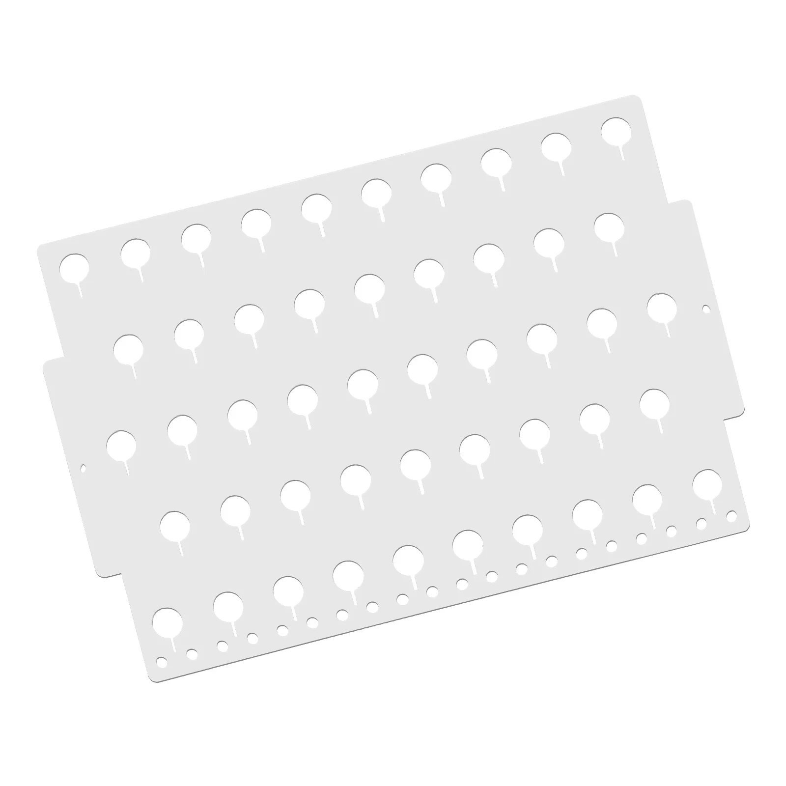 1 قطعة تخزين القرط الاكريليك شنت حامل عرض المجوهرات المنظم للأقراط الطويلة شرابات ديكور غرفة نوم