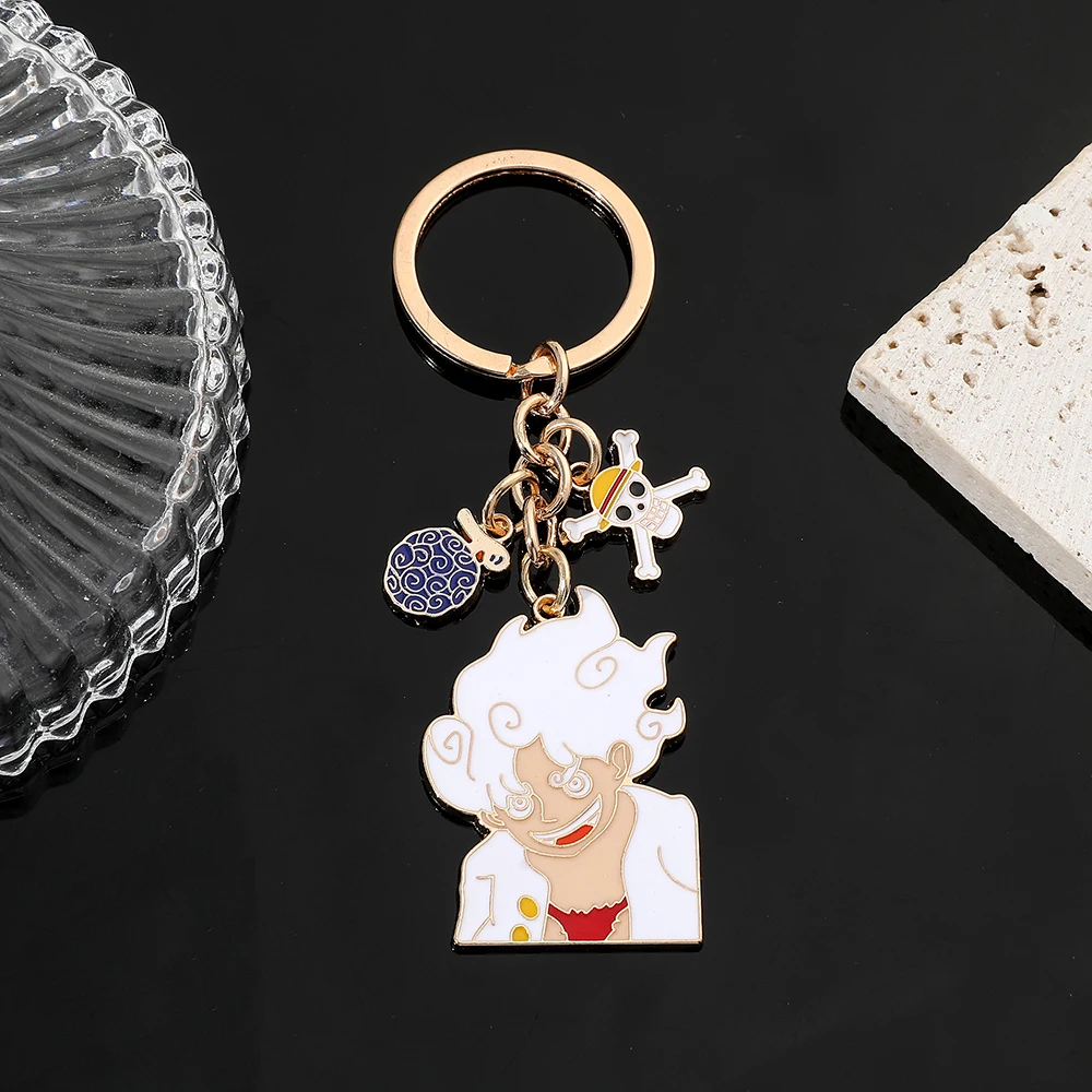 Porte-clés Anime Créatif Personnage de Dessin Animé Accessoire de Sac Pendentif Cadeaux Tendance à Collectionner pour Femmes et Hommes
