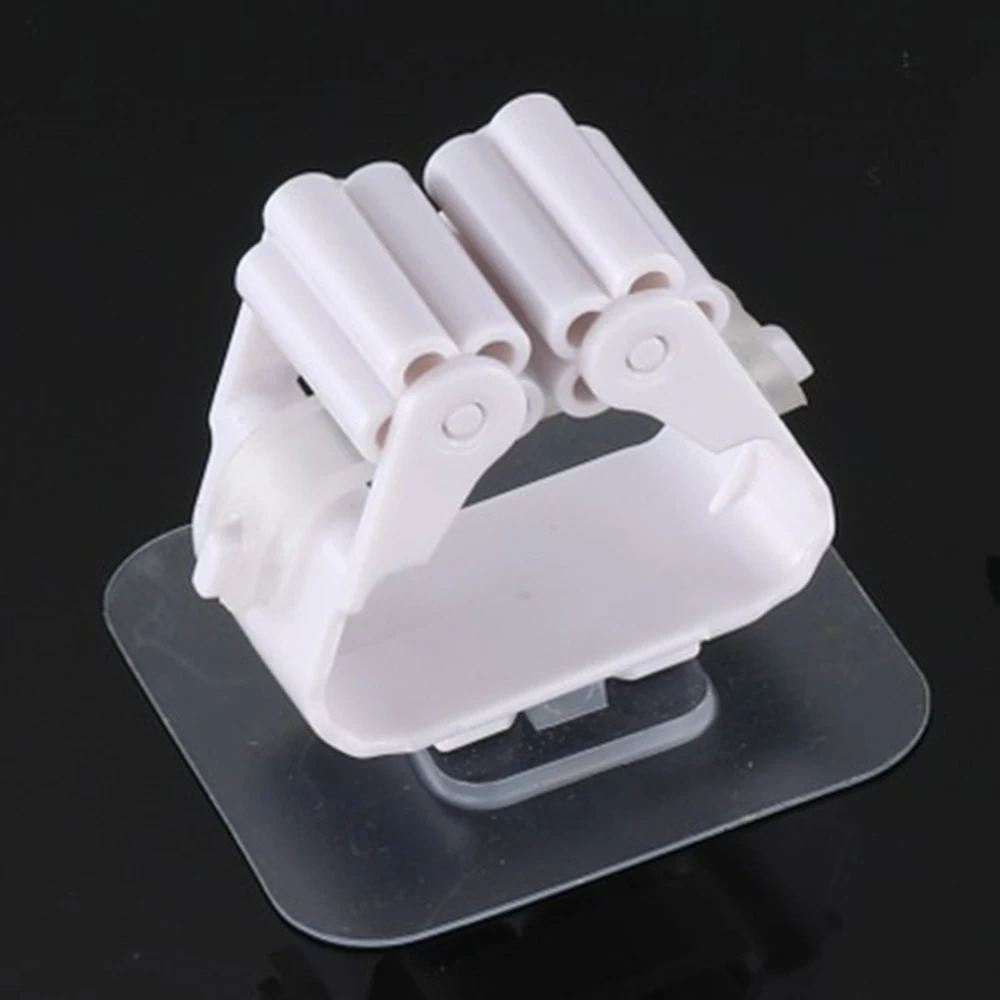 Mop Hooks Wall-Mounted Mop Hooks Strong Kitchen Bathroom Broom Hanger Waterproof Storage Hook Home Mop Storage Organizer
