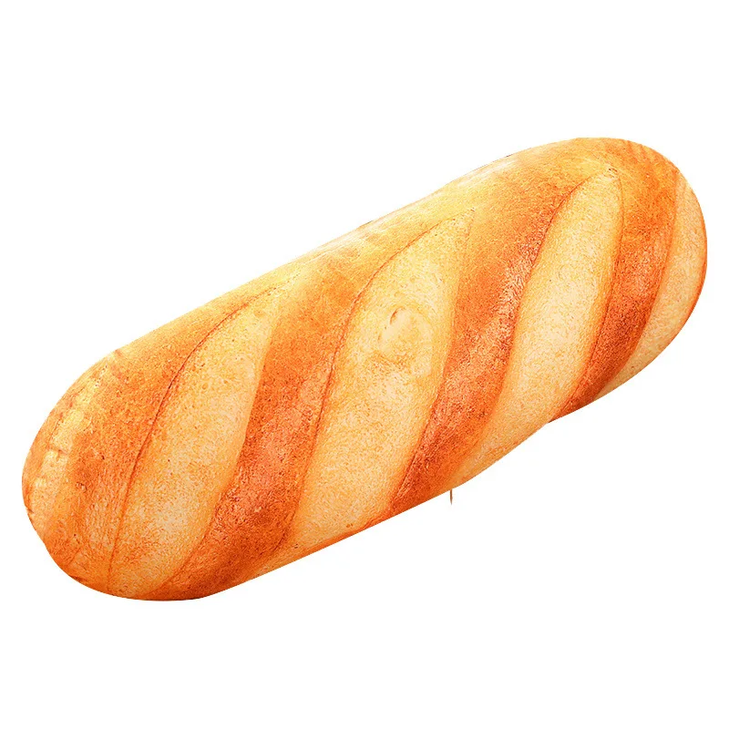 Creative simulation French bread throw pillow plush toy long throw pillow funny food doll prop gift PP cotton
