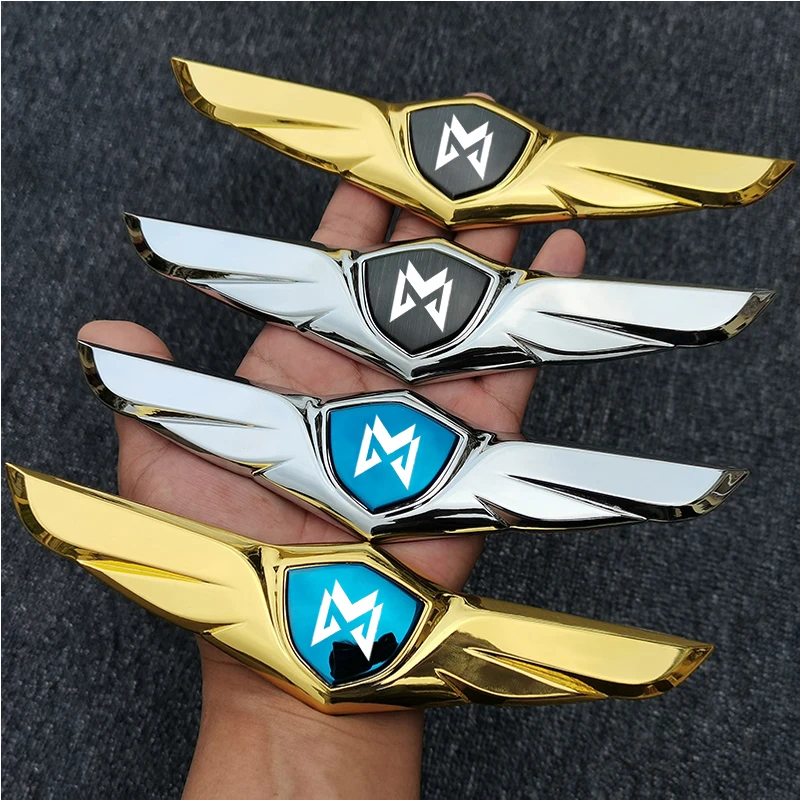 For Dongfeng M-Hero 917 M50 918 Car emblem decoration sticker appearance metal emblems sticker machine cover LOGO