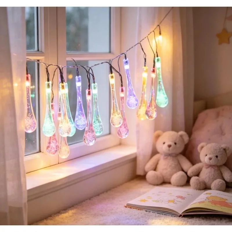luzes-de-cordao-solar-rgb-em-forma-de-gota-d'Agua-para-exterior-a-prova-d'Agua-luzes-de-fada-para-decoracao-de-jardim-natal-e-casamentos