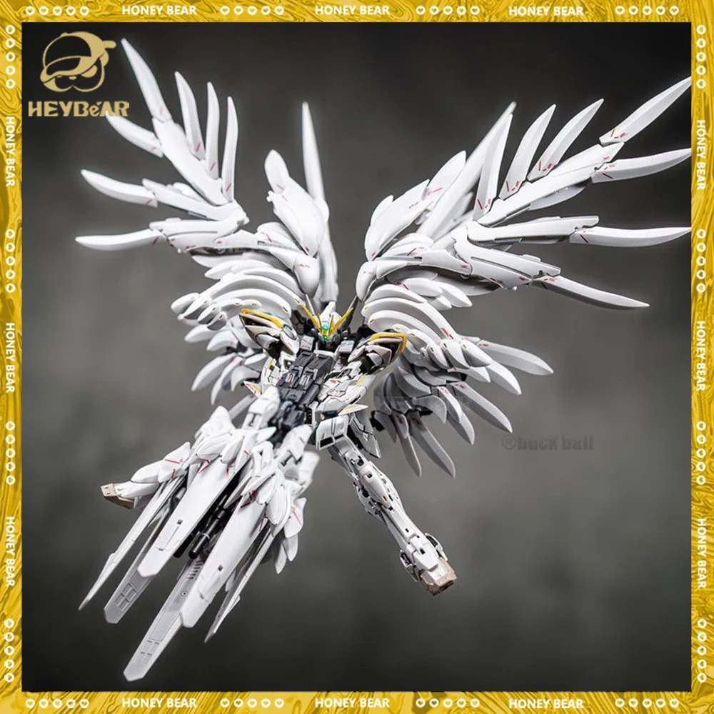 Daban 8827 MG 1/100 Snow White Prelude Fix Assembly Model XXXG-00YSW Wings Action Figures Model Doll Collect Decor Toy Xmas Gift