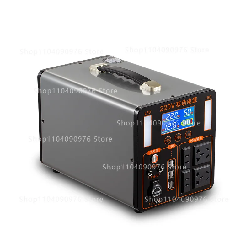 220V Outdoor Portable Power Station High Power Large Capacity for Live Streaming Vendor Camping Road Trip Home Emergency