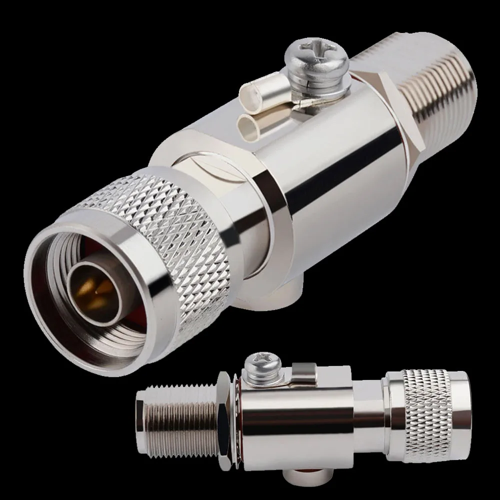 N Coaxial Lightning Arrestor Surge Protector 50Ohm
