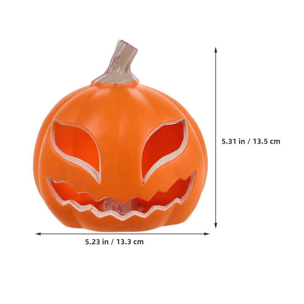 2 قطعة فانوس اليقطين للهالوين كبير متوهج فريد من نوعه ديكور مضاء مجوف لحفلات عرض النوافذ للبيع بالتجزئة #2