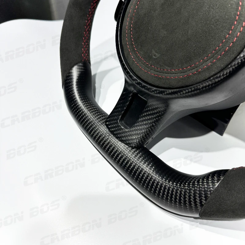 ترقية جديدة عجلة القيادة من ألياف الكربون غير اللامعة لبورشه ماكان باناميرا كايين 718 911 مخصص ألياف الكربون الحقيقية جزء السيارة #3