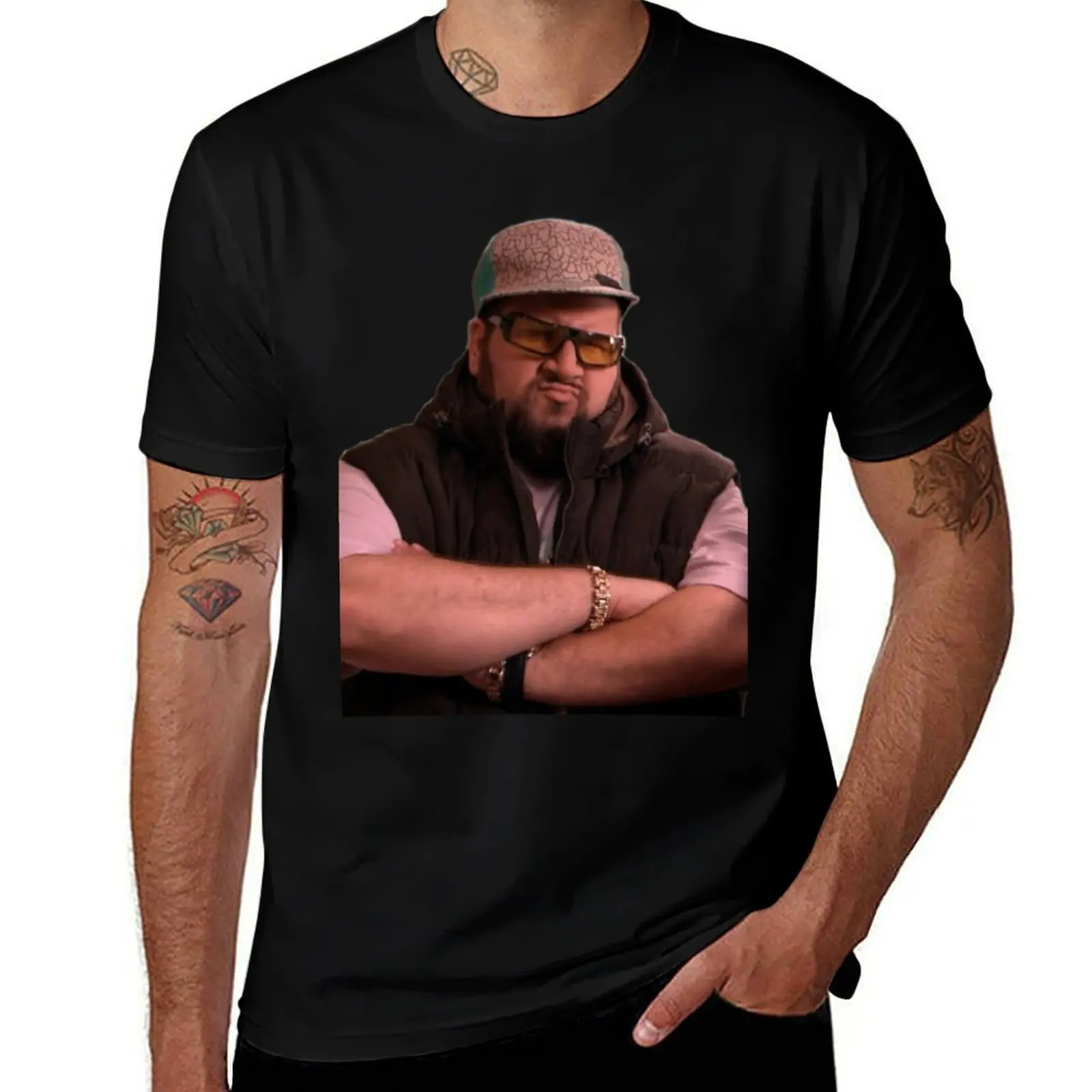Gustavo Rocque T-Shirt Big and Tall Crew Neck Tee