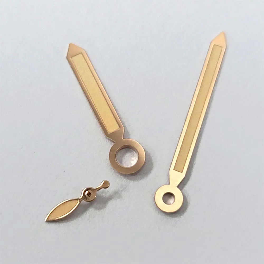 ​Rose Gold Watch Hands for ETA 6497 6498 Movement Modified 3Pins Watch Pointers for ST3600/ ST3620 Movements