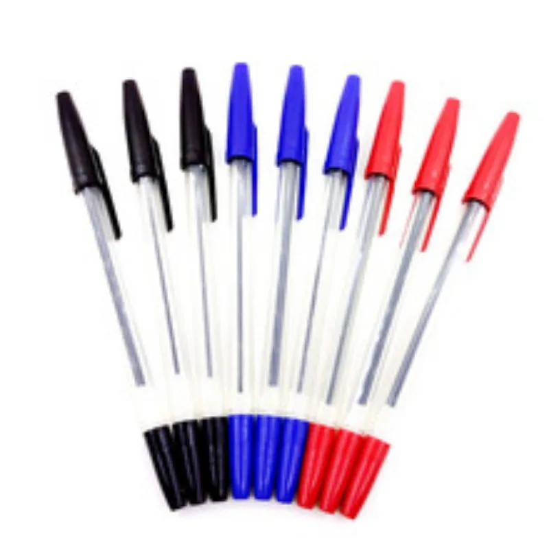 12/18 قطعة 1.0 مللي متر أقلام حبر جاف 3 اللون البلاستيك أقلام بسن بلية طالب هدية اللوازم المكتبية المدرسية طويلة الأمد الكتابة السلس #2