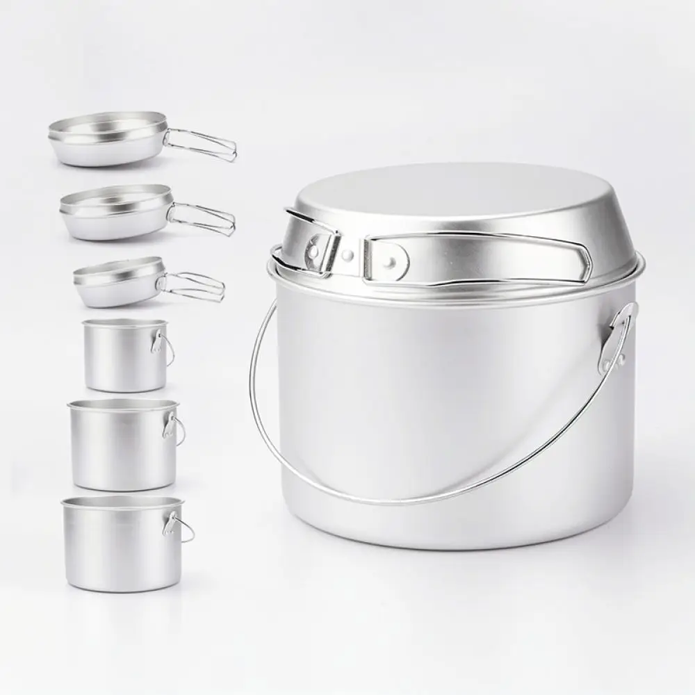 Conjunto de panelas e frigidei - Camping Cooking Dining Set avaliação e preço