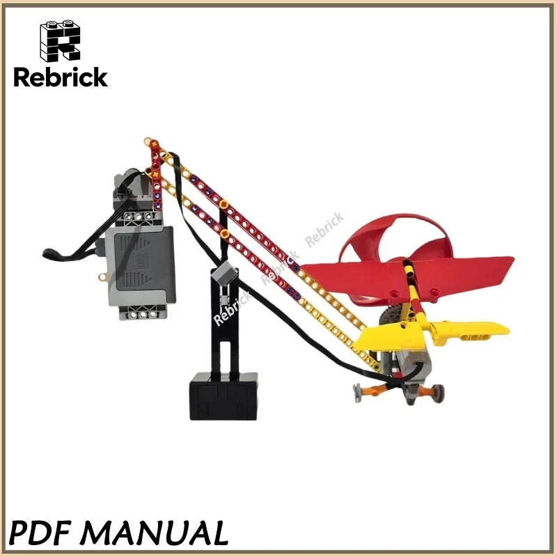 

Конструктор Technic: Моторный вентилятор, пропеллер, модель стендов для испытаний самолетов, набор для сборки, научно-образовательная игрушка, подарок