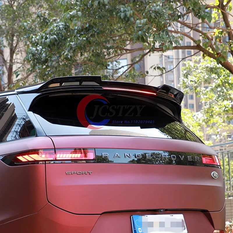 

2023 для Land Rover Range Rover Sport L461 Автомобильный задний средний спойлер, багажник, крыло, губа от ABS, глянцевый черный комплект кузова